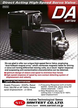 Direct Acting High-Speed Servo Valve