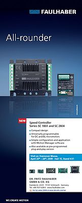 Speed controller Series SC1801/SC 2804