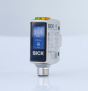 Photoelectric Proximity Sensor with Touchdisplay