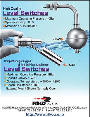Level Switches, RFS-9, RFS-12