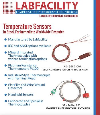 Temperature Sensors in Stock for Immediate Worldwide Despatch