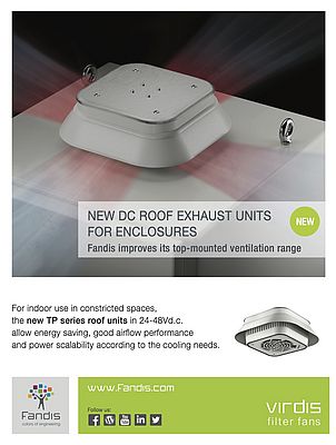 DC Roof Exhaust Units for Enclosures