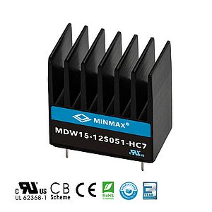 The Smallest 15W Isolated DC-DC Converters in DIP-16 Package for Industrial Applications