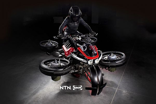 NTN-SNR Works on the First Flying Electric Motorcycle