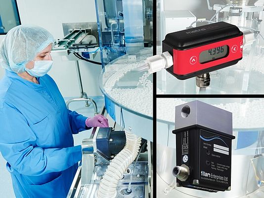 Flow meters for Pharmaceutical applications