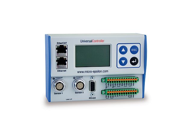 Universal controller CSP 2008 computes up to 6 sensor signals and can be integrated into an existing system easily.