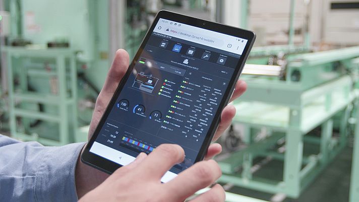 Web clients and open interfaces make data and visualization mobile. all Pictures: Siemens