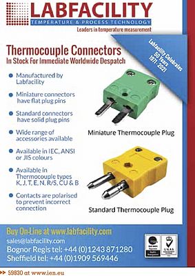 Labfacility's Thermocouple Connectors