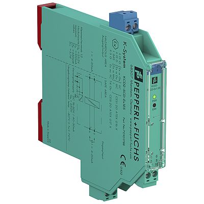 The current drivers for the DIN-rail-based K-System are also available with spring terminals