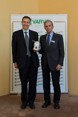 Right to left, Francesco Berselli, President of Varvel SpA and Mauro Cominoli, General Manager of Varvel SpA