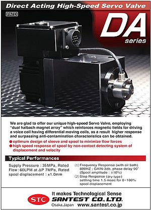 Direct Acting High-Speed Servo Valve