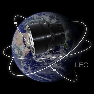 Optimised Lenses for Low Earth Orbit Satellites