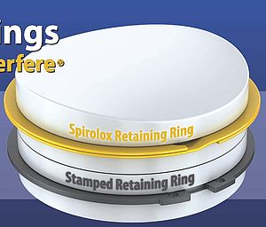 Spirolox® Retaining Stainless Steel Rings: No Ears To Interfere