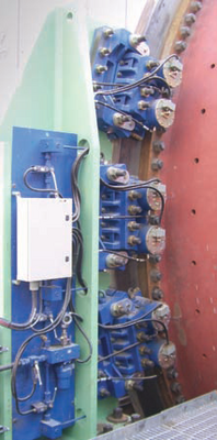 Modular braking system for two large balls mills