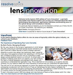 Lens Innovation Newsletter