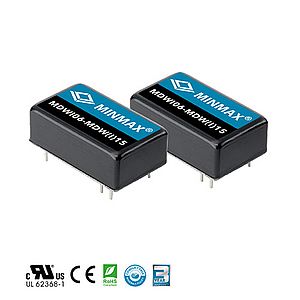 Ultra-Compact Size 6-15W Isolated DC-DC Converters