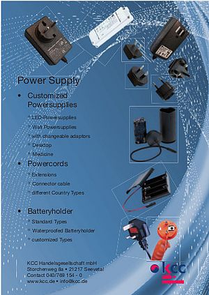 Cables, Power Supplies and Connectors