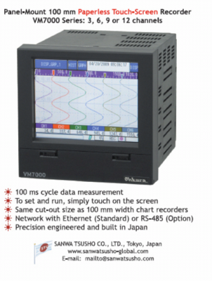 Touch-screen recorder VM7000 series