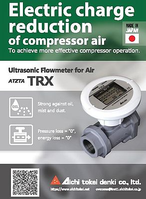 Ultrasonic Air Flowmeter for Compression Applications