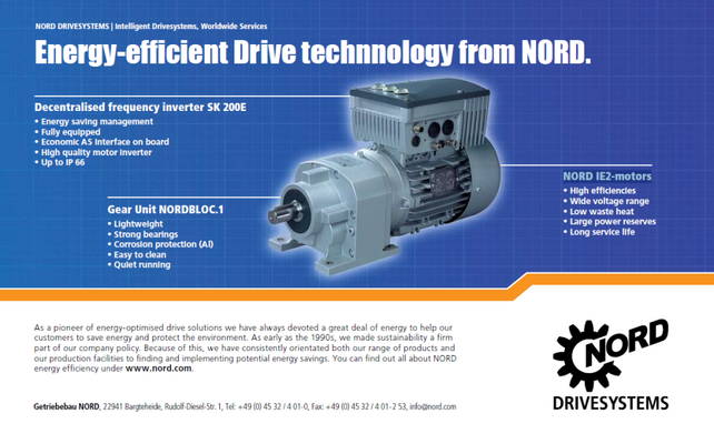 Energy-efficient Drive technology from NORD