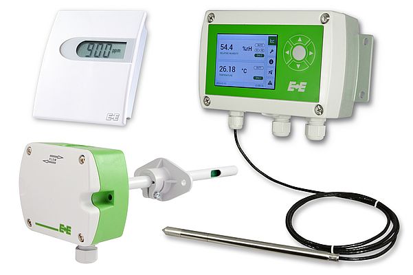 E+E transmitters are designed for building automation and process control