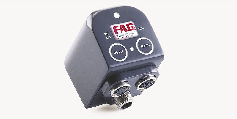 FAG SmartCheck is an on-line system which provides comprehensive information on the condition of machine components while taking into consideration additional parameters such as torque.