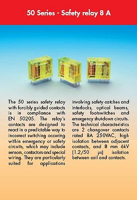 50 Series Safety Relay 8 A