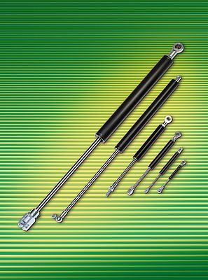 The maintenance-free and ready-to-install industrial gas springs are available for immediate delivery in body diameters of 8 to 70 mm and forces of 10 to 13,000 N