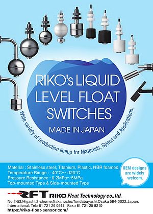 Liquid Level Flow Switches Made in Japan