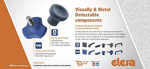 Visually and Metal Detectable Components
