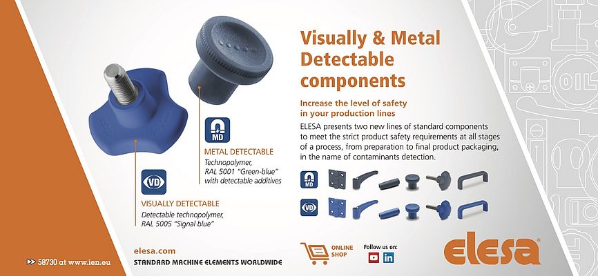 Visually and Metal Detectable Components