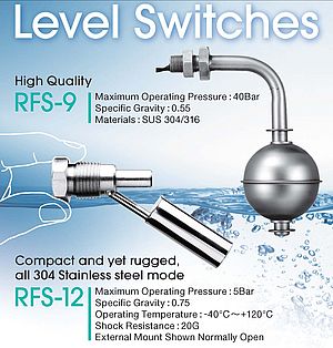 Compact Level Switches with proven reliability