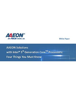 Solutions with Intel® 5th Generation CoreTM Processors