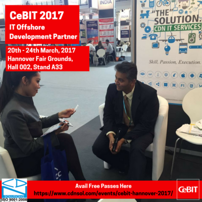 CDN to Showcase Innovative Products built in IoT and Wearable Technology at CeBIT 2017