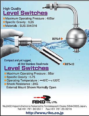 Level switches RFS-9, RFS-12