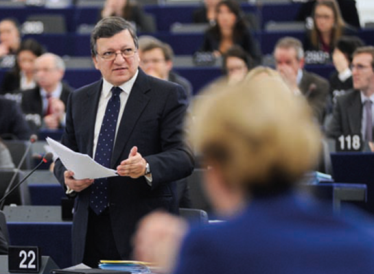 José Manuel Barroso, President of the European Commission during Energy Efficiency Directive discussions in Strasbourg.