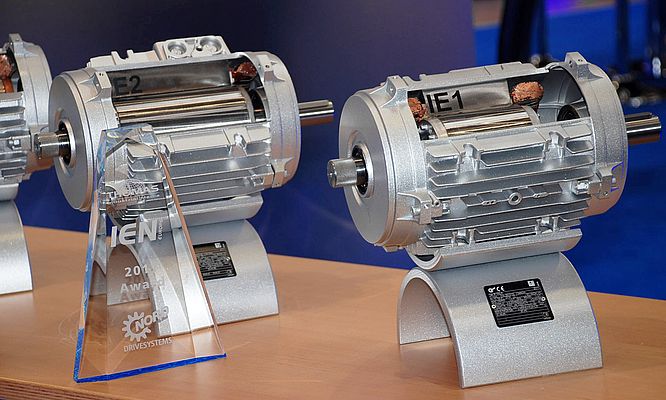 Nord Drivesystems currently offers the prize-awarded motors according to energy efficiency class IE2 from 0.55 kW on.