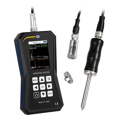 Vibration Data Loggers of the PCE-VT 3900 Series