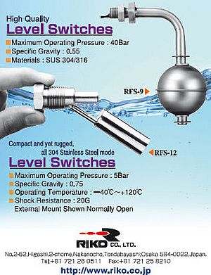 Level switches RFS-9 and RFS-12
