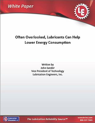 Lowering Energy Consumption With Lubricants