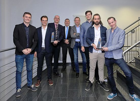 Two winning teams at Innovace 2018