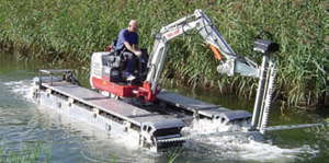 Conveyor belts for amphibious vehicle