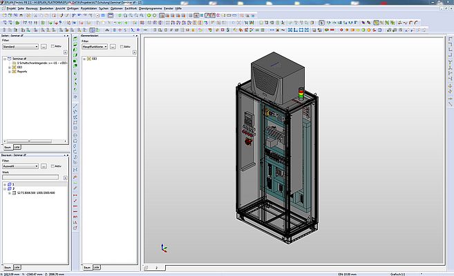 Eplan Pro Panel brings 3D into the project.