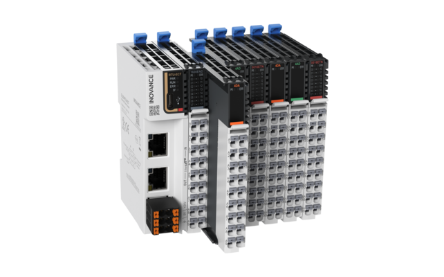 Inovance AM500 plc and GL20 I/O's. Picture: Inovance
