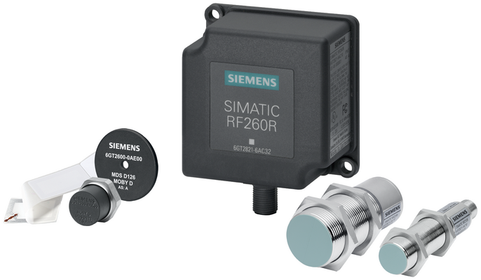 The new, compact readers SIMATIC RF200 IO-Link are used with the comprehensive Siemens portfolio of ISO15693 transponders.