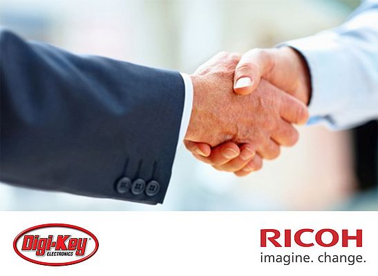 Ricoh Electronic Devices and Digi-Key to Partner