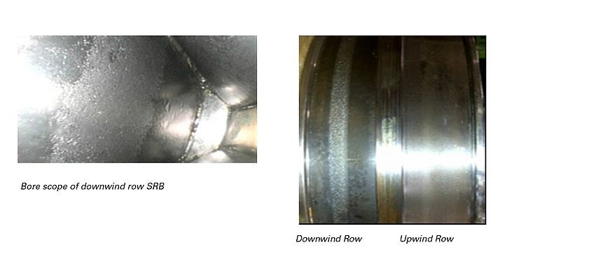 Figure 2: Early stages of SRB micropitting in a turbine mainshaft