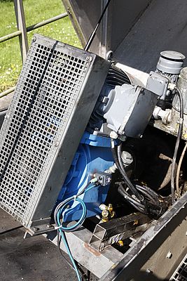 An intelligent FAG SmartCheck vibration sensor is attached to each of the three pump drives in the return activated sludge pumping station.