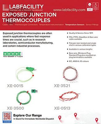 Exposed Junction Thermocouples