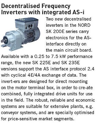 SK 200E frequency inverters